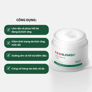 Kem Dưỡng Dr.G R.E.D Blemish Clear Cream – Giảm Mẩn Đỏ, Phục Hồi Da Nhạy Cảm Chính Hãng