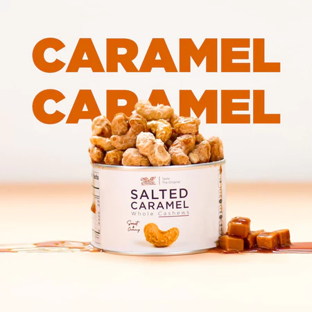 Hạt Điều Caramel Muối Kaz - Salted Caramel Cashews