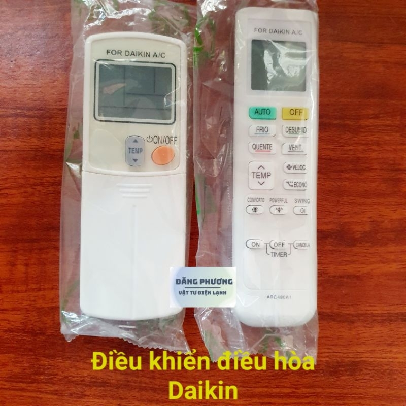 Điều khiển điều hòa Daikin (tặng kèm pin) | Shopee Việt Nam