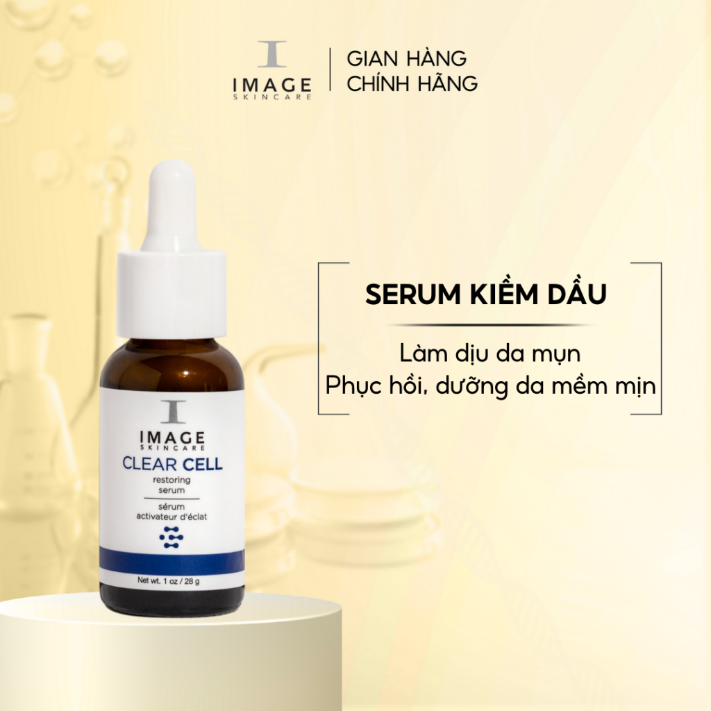 Ảnh Serum Giảm Dầu Nhờn, Ngăn Ngừa Vi Khuẩn Gây Mụn IMAGE Skincare CLEAR CELL Restoring Serum Oil Free 28g 2