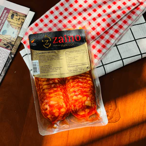 Xúc xích heo muối cắt lát Chorizo Iberico Zaino, Tây Ban Nha, 100gr