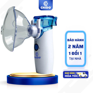 Chính hãng - Máy xông mũi họng điện dung cầm tay Chido 3 đầu xông cho cả người lớn và trẻ em chính hãng CN Nhật Bản