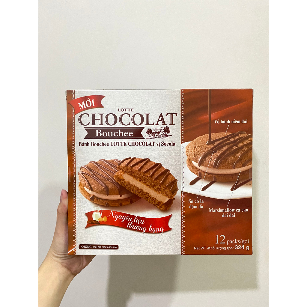 Bánh Lotte Chocolat Vị Socola Choco Pie (Hộp 336g-lớn) | Shopee Việt Nam
