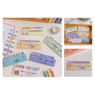 Giấy Note Đánh Dấu Trang Trong Suốt Cute Nhiều Màu Ghi Chú Nhớ Timo VPK47