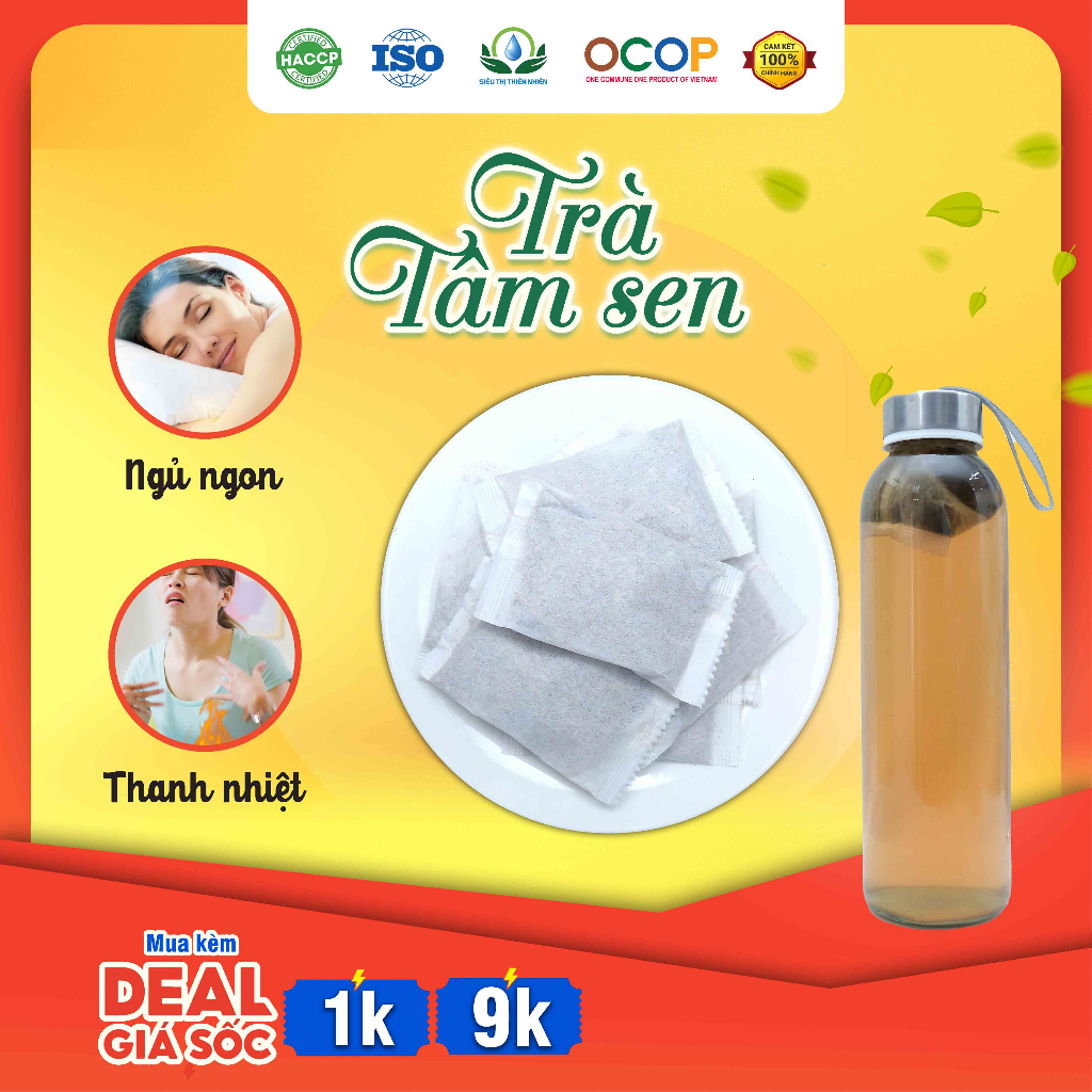 Trà an thần Mộc sắc hỗ trợ mất ngủ hộp 30 túi lọc 3gram – Siêu thị thiên nhiên