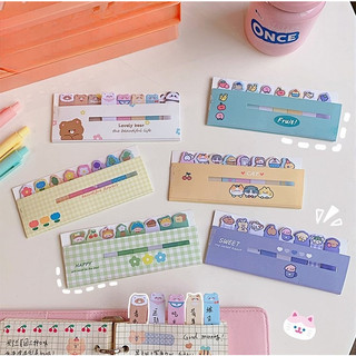 Giấy Note Đánh Dấu Trang Trong Suốt Cute Nhiều Màu Ghi Chú Nhớ Timo VPK47