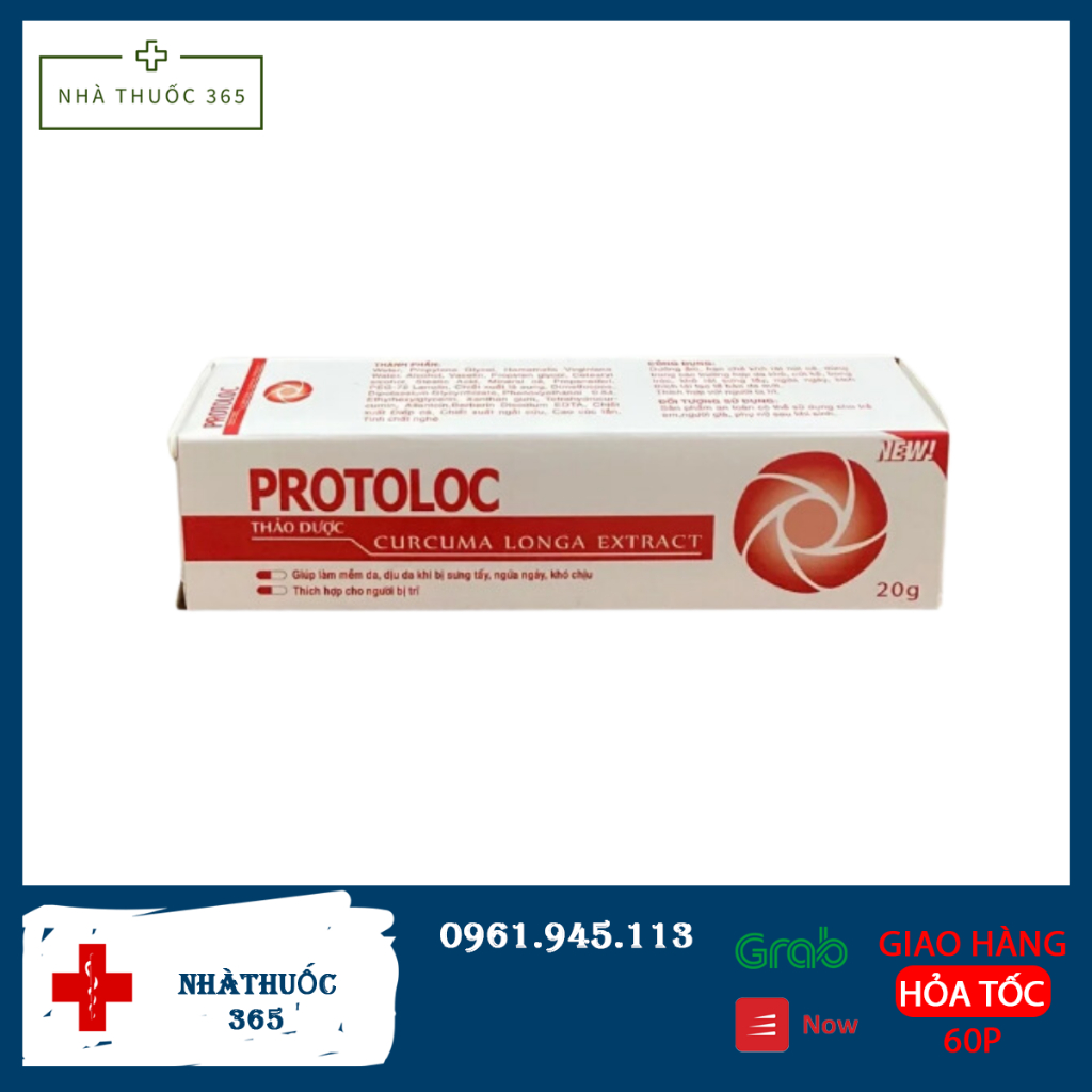 Kem bôi ngoài da Protoloc thảo dược giúp làm mềm da giảm ngứa | Shopee ...