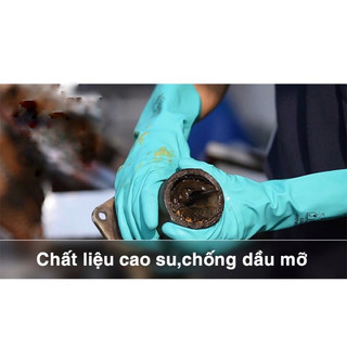 Sỉ Combo 12 đôi Găng tay, bao tay cao su Malaysia NF1513 chống dầu không độc hại bền đẹp rẻ an toàn bởi OKAMAS