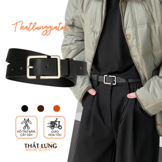 Thắt lưng nam nữ bản nhỏ phong cách Hàn Quốc, dây nịt học sinh đơn giản TL035 - Thắt Lưng Giá Tốt