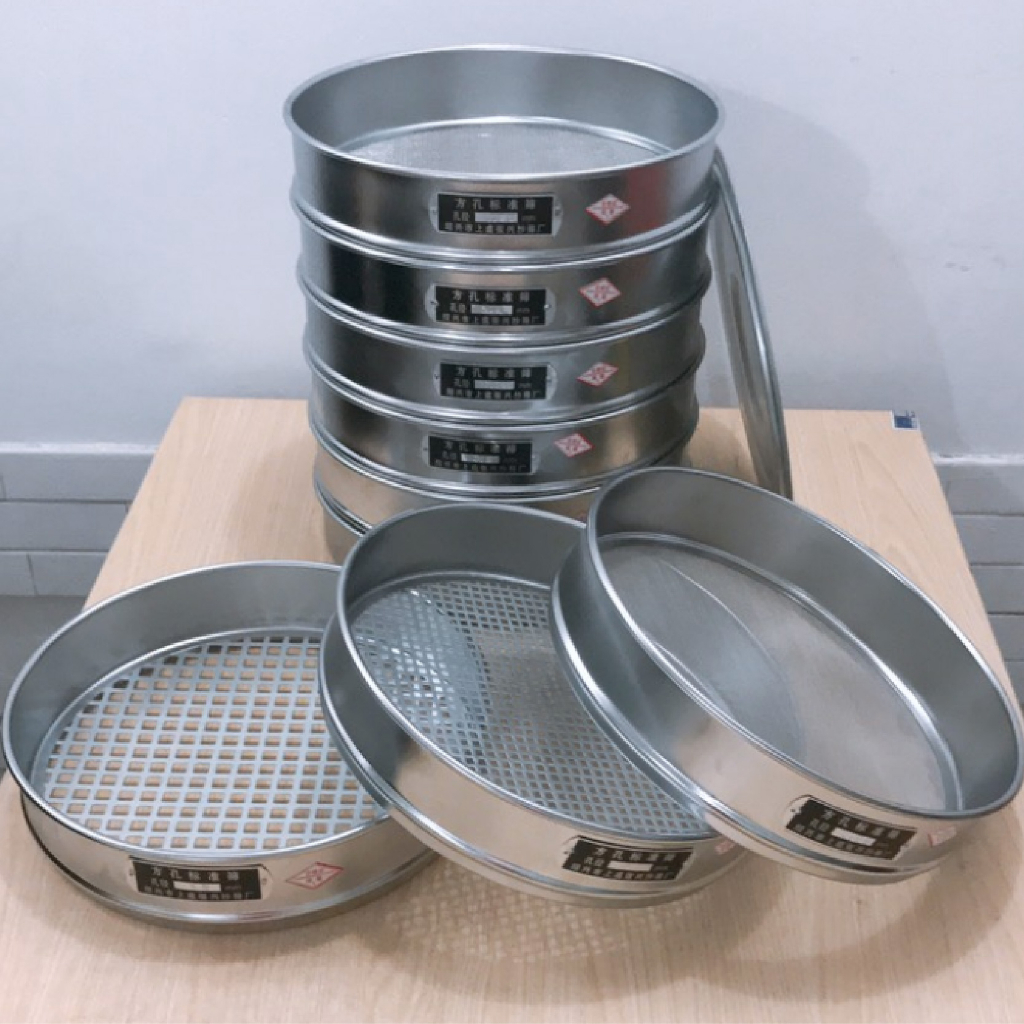 Sàng rây tiêu chuẩn, Bộ Sàng cốt liệu bê tông nhựa Inox không gỉ ...