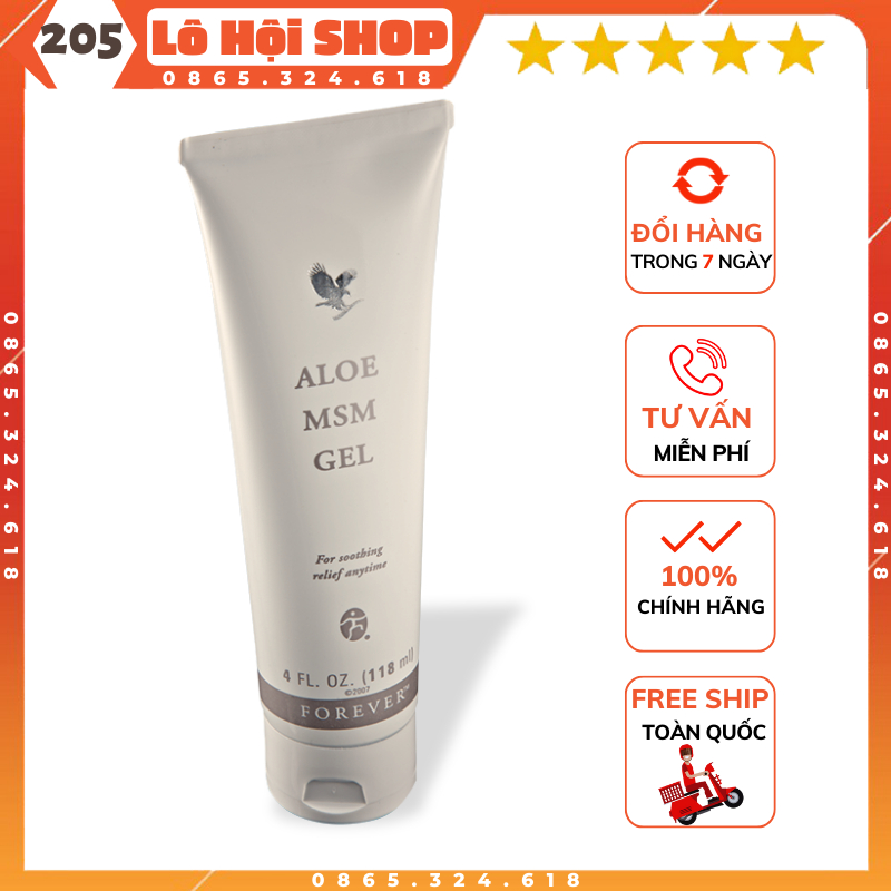 Kem mát xa Lô Hội Aloe MSM Gel 205flp, aloe vera gel msm Shopee Việt Nam