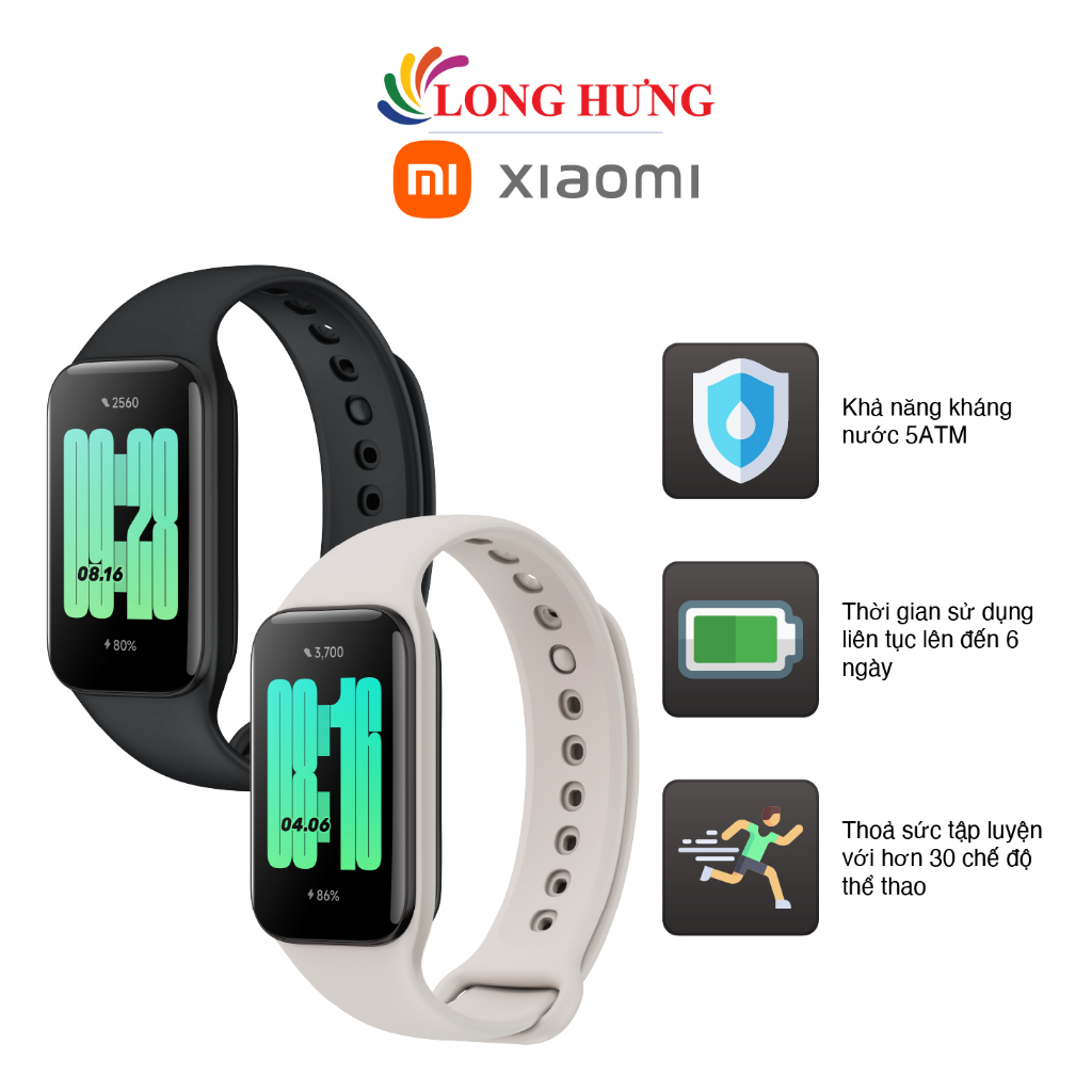 Vòng đeo tay thông minh Xiaomi Redmi Smart Band 2 M2225B1 - Hàng chính ...