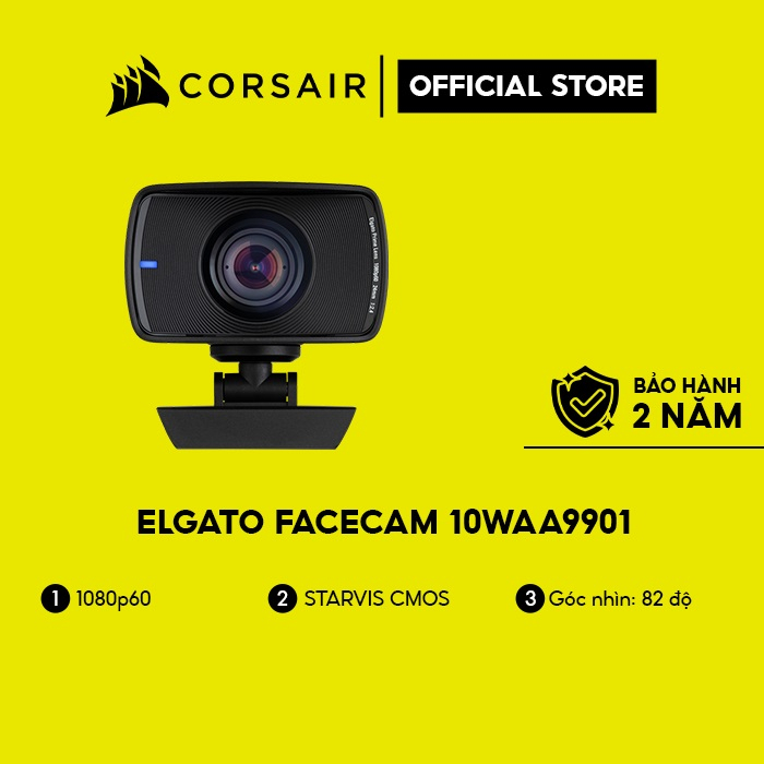 [Mã ELCL7 giảm 7% đơn 300K] Webcam Elgato Facecam 10WAA9901