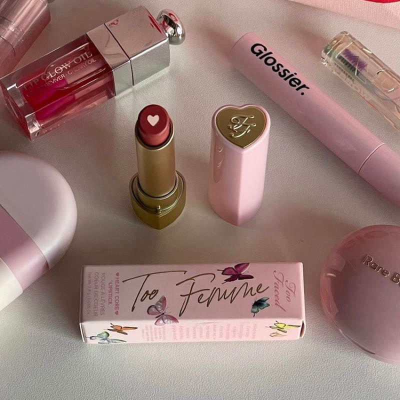 Có Sẵn _ Bill Us) Son Too Faced Too Femme Heart Core Lipstick | Shopee Việt  Nam