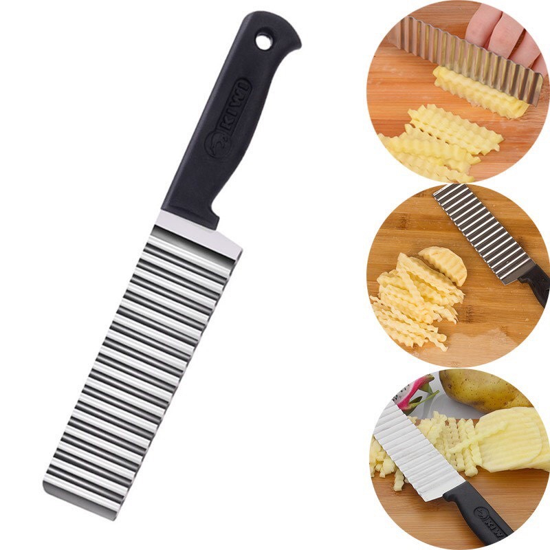 Dao chặn gợn sóng rau củ Vạn Lợi  dài - dao gợn sóng chặn rau câu Cao Cấp