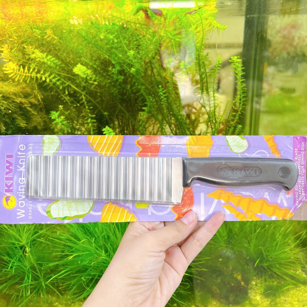 Dao chặn gợn sóng rau củ Vạn Lợi  dài - dao gợn sóng chặn rau câu Cao Cấp