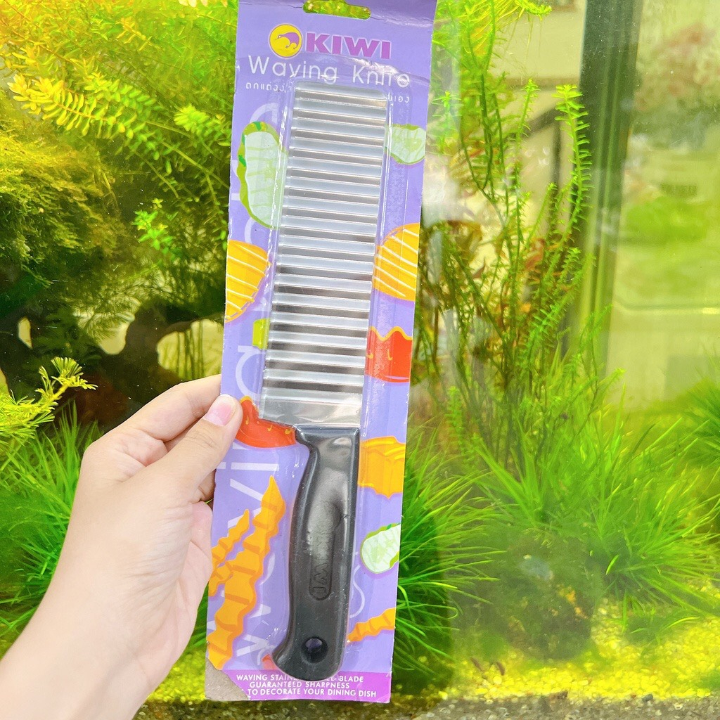 Dao chặn gợn sóng rau củ Vạn Lợi  dài - dao gợn sóng chặn rau câu Cao Cấp