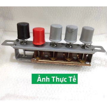 Công tắc số quạt 4 nút, 5 nút loại tròn, phím bấm quạt điện điều chỉnh tốc độ gió cho quạt cây, quạt bàn (loại tốt)