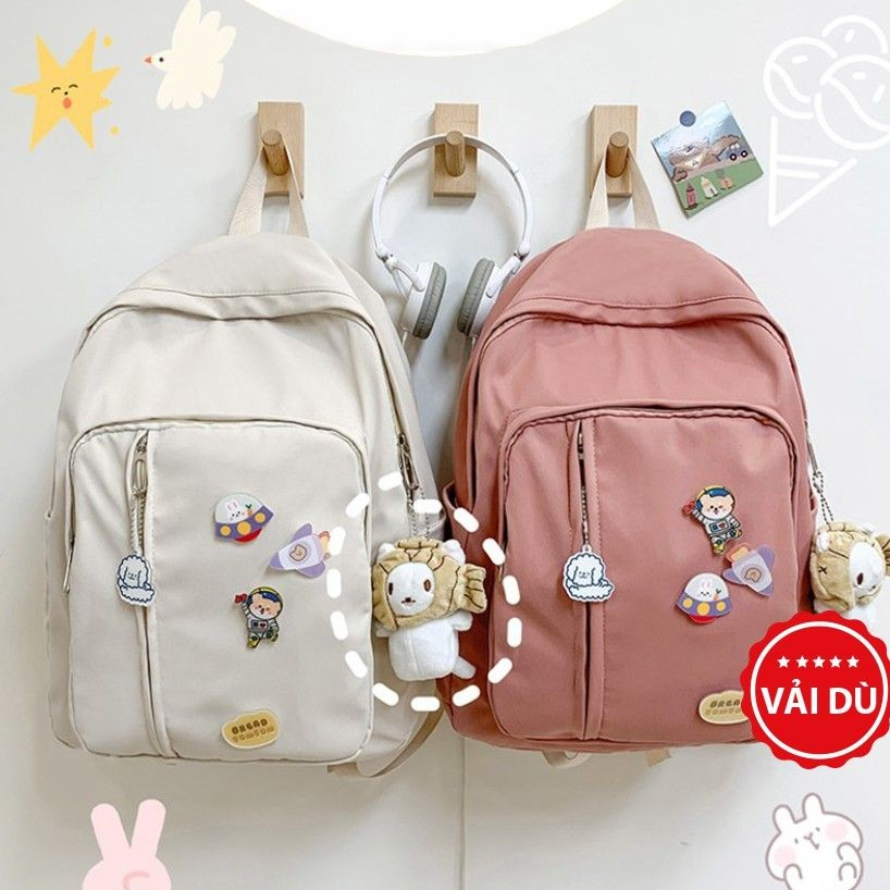 Balo đi học,balo nữ cute vải dù chống nước nhiều ngăn đựng vừa laptop 15.6 phong cách ulzzang ULZ012