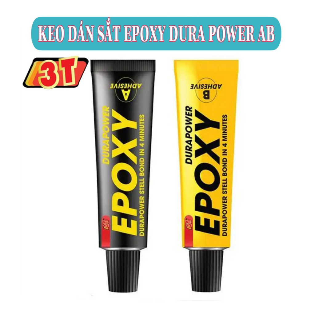 Keo Dán Đa Năng 2 Thành Phần AB EPOXY - Keo dán sắt Epoxy Dura power AB ...
