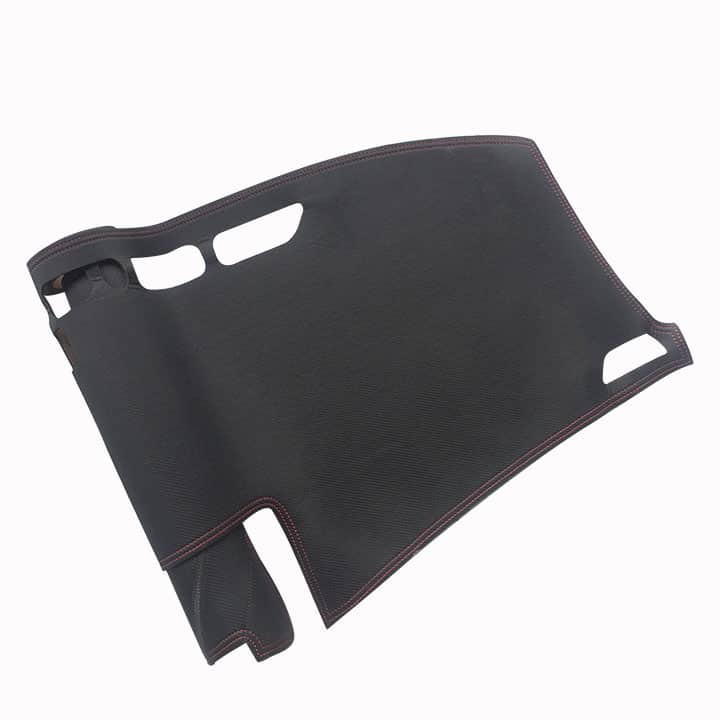 Thảm taplo da carbon ô tô Vinfast VF8, thảm chống nắng da carbon. Hàng đẹp xuất sắc