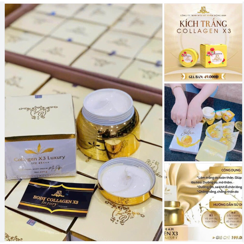 KEM BODY COLLAGEN X3 LUXURY ĐÔNG ANH HÀNG CHUẨN [Niki Store Cần Thơ ...