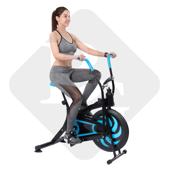 Ảnh BG Xe đạp tập thể dục thể thao kết hợp tay chân mẫu 8701-xanh lam thiết kế mới 1