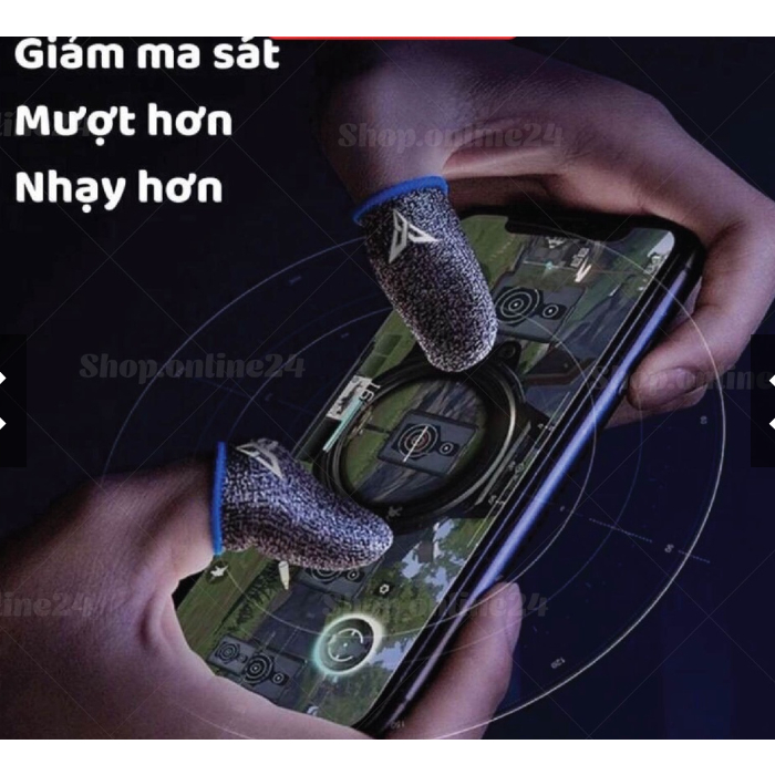 Bao Tay Chơi Game Freefire, Pubg, Liên Quân Chống Mồ Hôi, Siêu Nhạy, Co Giãn Cực Tốt Bằng Sợi Bạc