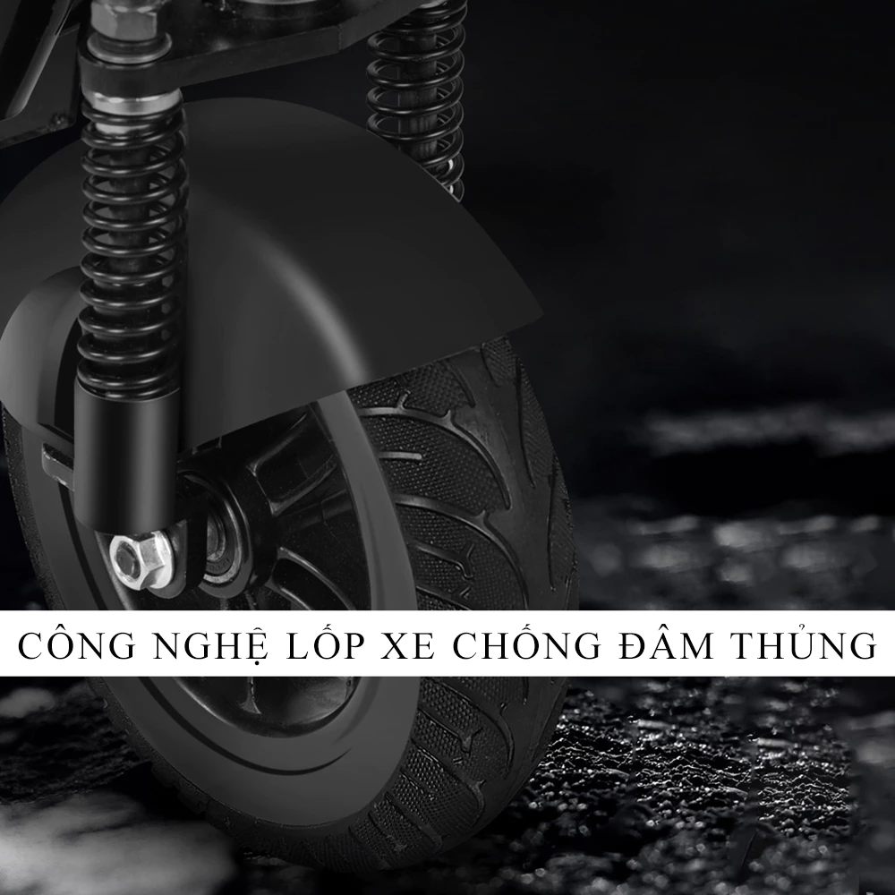 Xe điện mini E-Scooter phiên bản cao cấp dễ dàng gấp gọn, bánh xe 8 inch, động cơ mạnh mẽ sử dụng pin điện