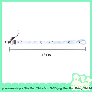 [Sẵn VN - Hỏa Tốc] Dây Đeo Thẻ 45cm Sử Dụng Móc Bao Đựng Thẻ Nhân Viên Phong Cách Nhân Vật Hoạt Hình Sanrio Nhiều Mẫu