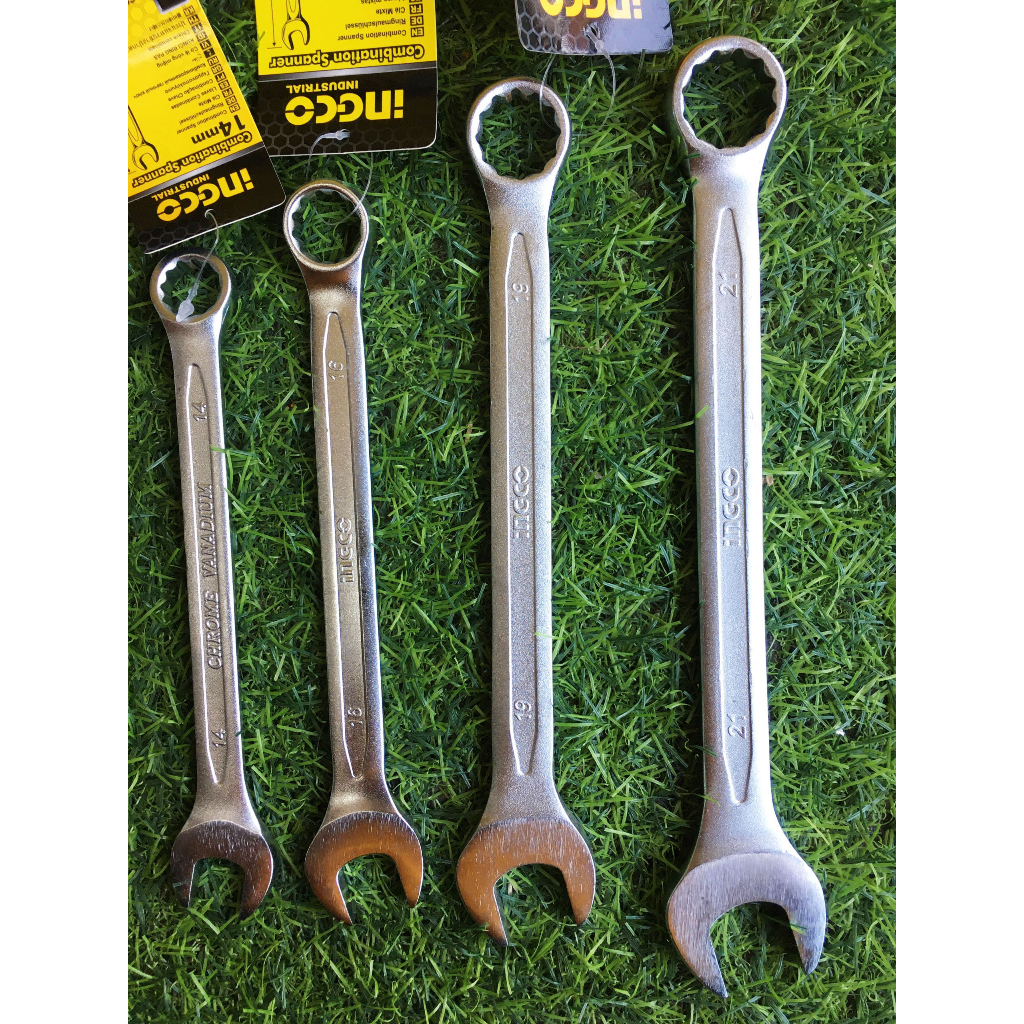 Ảnh Cờ lê vòng miệng Ingco HCSPA các loại kích cỡ size 6mm, 8mm, 9mm, 10mm, 12mm, 13mm, 14mm, 15mm, 16mm, 17mm, 19mm, 21mm 1
