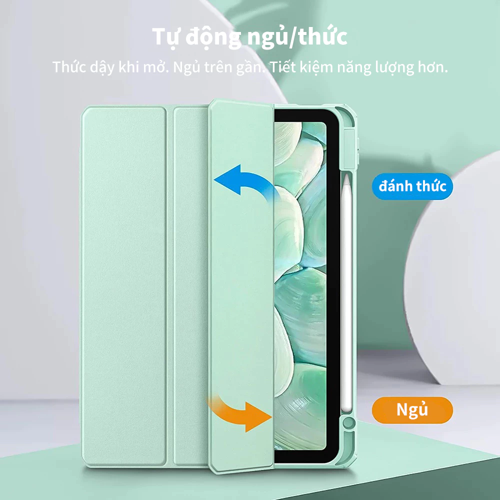 Bao da ipad GOOJODOQ Cho iPad Pro 11 12.9 2022 Air 4 Air 5 Gen 10 10.9 Gen 9 8 7 10.2 Ốp Lưng Clear Acrylic Bao