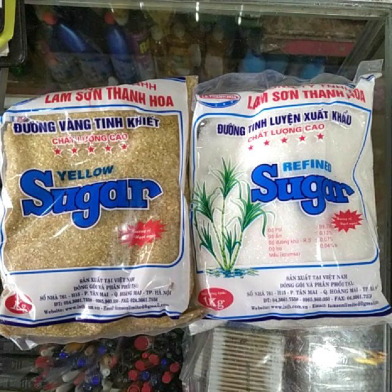 ĐƯỜNG KÍNH TRẮNG – VÀNG XUẤT KHẨU – gói 1kg