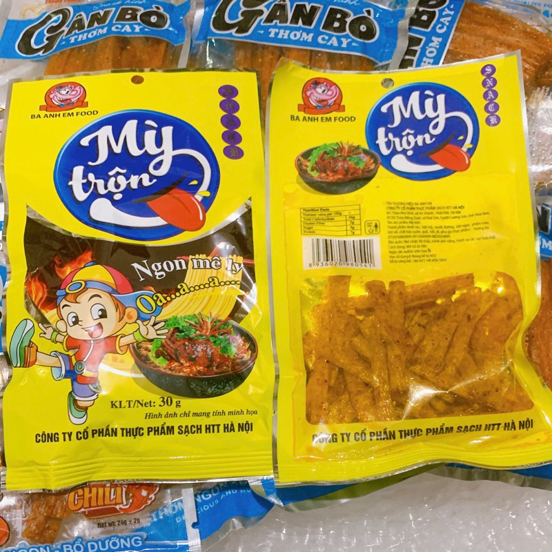 Snack Mỳ Trộn Ba Anh Em Food, Dai dai- Ngon Ngon | Shopee Việt Nam