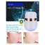 Mặt Nạ làm ĐẸP DA Mặt bằng sóng Ánh Sáng led Sinh Học TPK Cao Cấp-kiểu mới-bảo hành 12 tháng