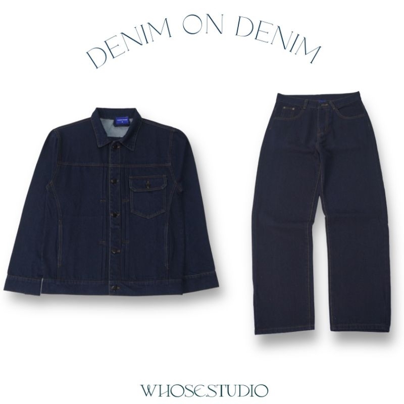 SET DENIM ON DENIM set bộ quần và áo denim | Shopee Việt Nam