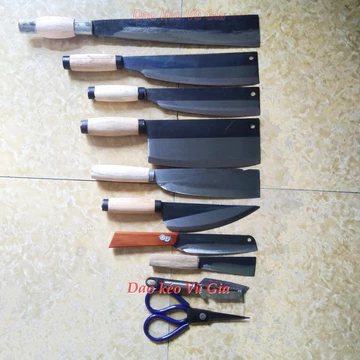 Bộ Dao Làm Bếp 10 Món Đầy Đủ Dao Chặt Dao Thái Dao Lọc - Dao Nhà Bếp