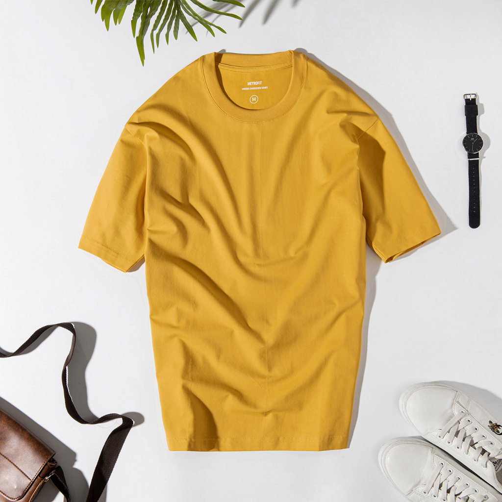 [Clear Stock]Áo Thun Basic Nam và  Oversize unisex Đồng Giá Metrofit