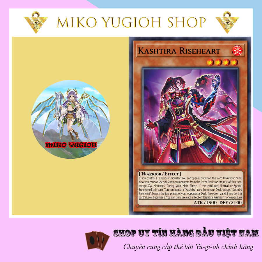 Miko Yugioh Thẻ Bài Yugioh Chính Hãng Tiếng Nhật Kashtira Riseheart Shopee Việt Nam 3868