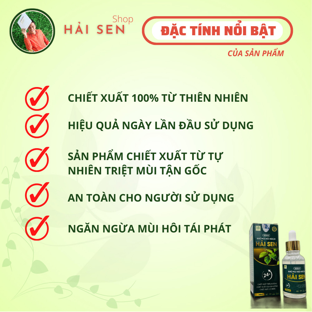 Xịt Khử Mùi Hôi Nách Hải Sen Giúp Ngăn Đổ Mồi Hôi,Khử Mùi Cơ Thể,Mùi Hôi Nách,Hôi Chân Mùi Hương Dịu Nhẹ