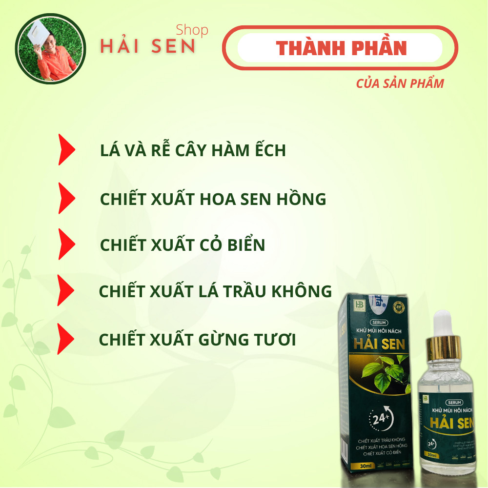 Xịt Khử Mùi Hôi Nách Hải Sen Giúp Ngăn Đổ Mồi Hôi,Khử Mùi Cơ Thể,Mùi Hôi Nách,Hôi Chân Mùi Hương Dịu Nhẹ