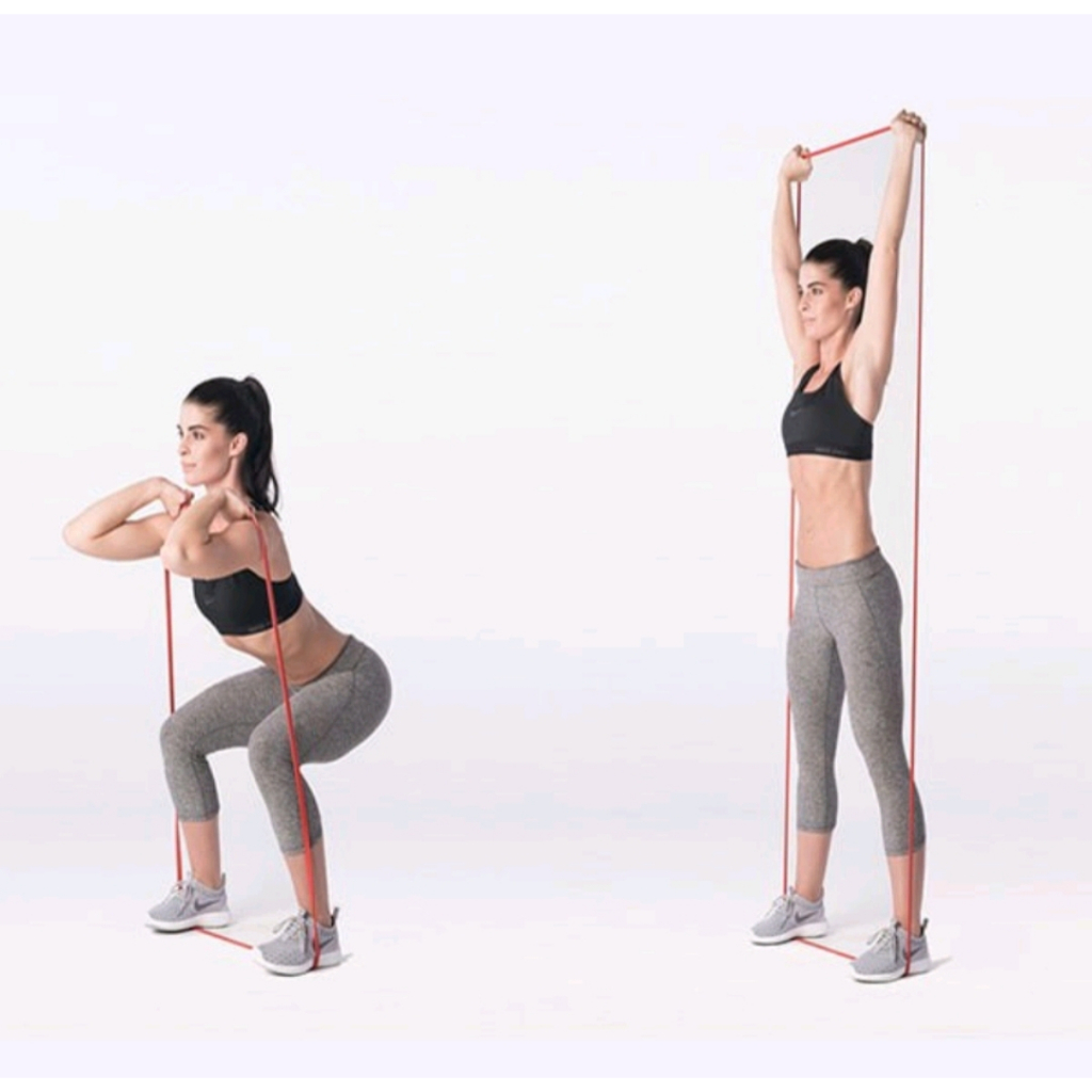 Dây kháng lực tập tay chân mông dây cao su Power mini Band đàn hồi