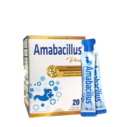 Men tiêu hóa AMABACILLUS PRO - Bổ sung lợi khuẩn cho đường ruột , hết rối loạn tiêu hóa , đầy hơi.