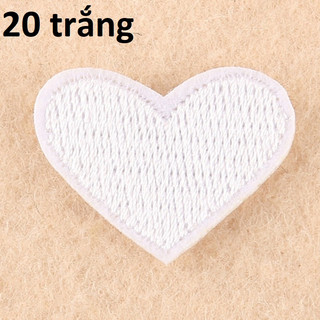 20 Miếng Ủi Quần Áo Hình Trái Tim Nhiều màu