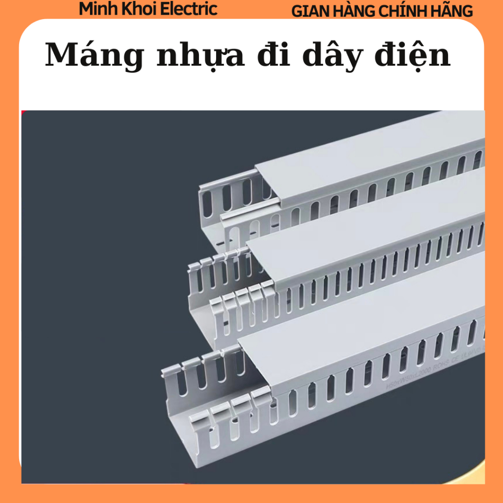 Máng nhựa đi dây điện, thanh máng điện