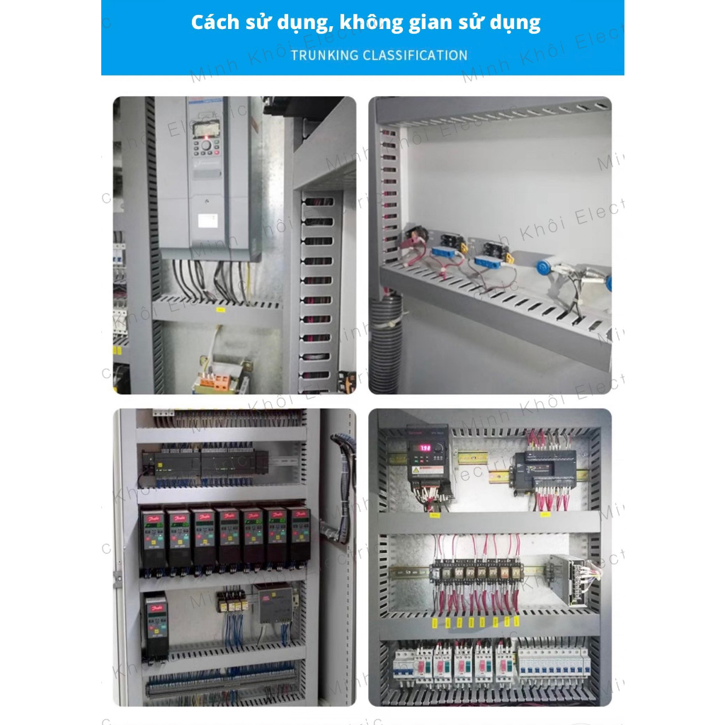 Máng nhựa đi dây điện, thanh máng điện