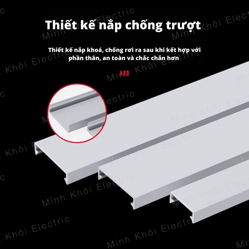 Máng nhựa đi dây điện, thanh máng điện