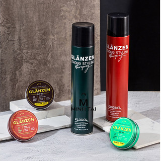Gôm xịt tóc giữ nếp Glanzen Prime Floral 380ml - Hàng chính hãng