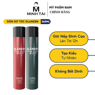 Gôm xịt tóc giữ nếp Glanzen Prime Floral 380ml - Hàng chính hãng