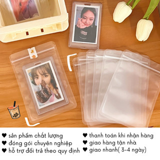Túi Đựng Card Bo Góc Zip Nhỏ Trong Suốt Mini Timo GQ08